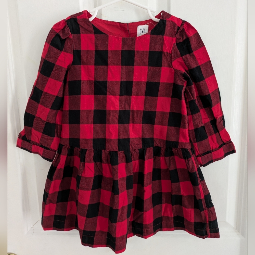 Buffalo Plaid Toddler Dress